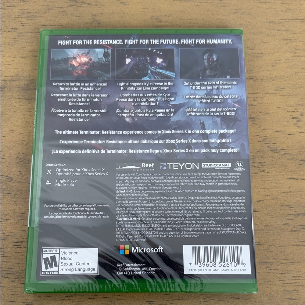 Terminator Resistance Complete Edition for Xbox Series X - New Sealed - Picture 2 of 2